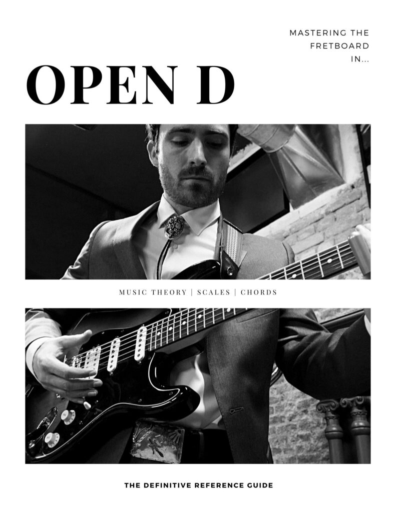 Open D Tuning book cover for masterclass music theory
